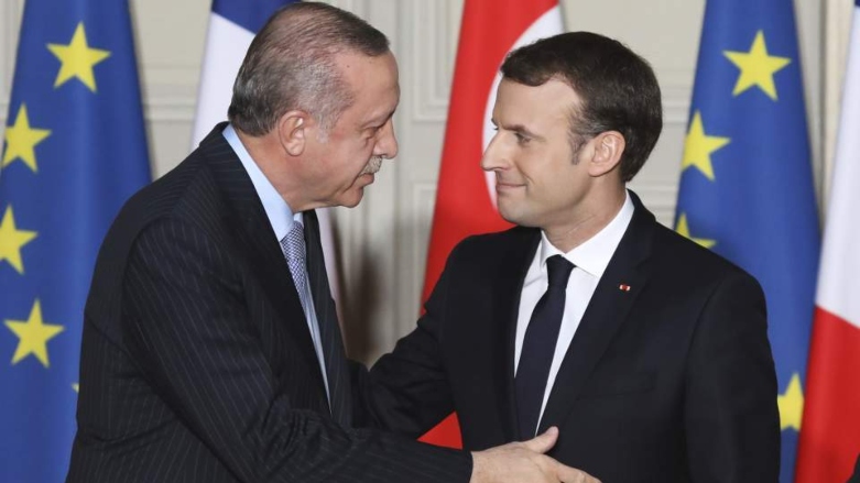 امانوئل مکرون و رجب طیب اردوغان